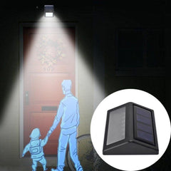 Solar-Powered Waterproof LED Wall Lights with Light Sensor - 6-Pack