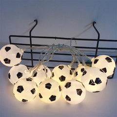 Football-Themed LED String Lights for Parties and Events