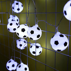 Cadena de luces LED decorativas creativas para KTV con forma de linterna de fútbol