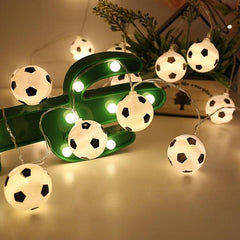 Football-Themed LED String Lights for Parties and Events