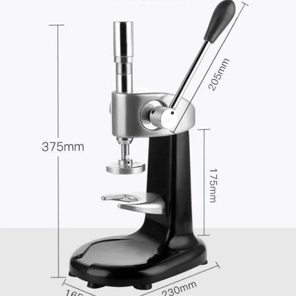 Coffee Tamper Handmade Stainless Steel For Espresso - heavy-duty manual tamper press with ergonomic handle and dimensions for cafe and home use