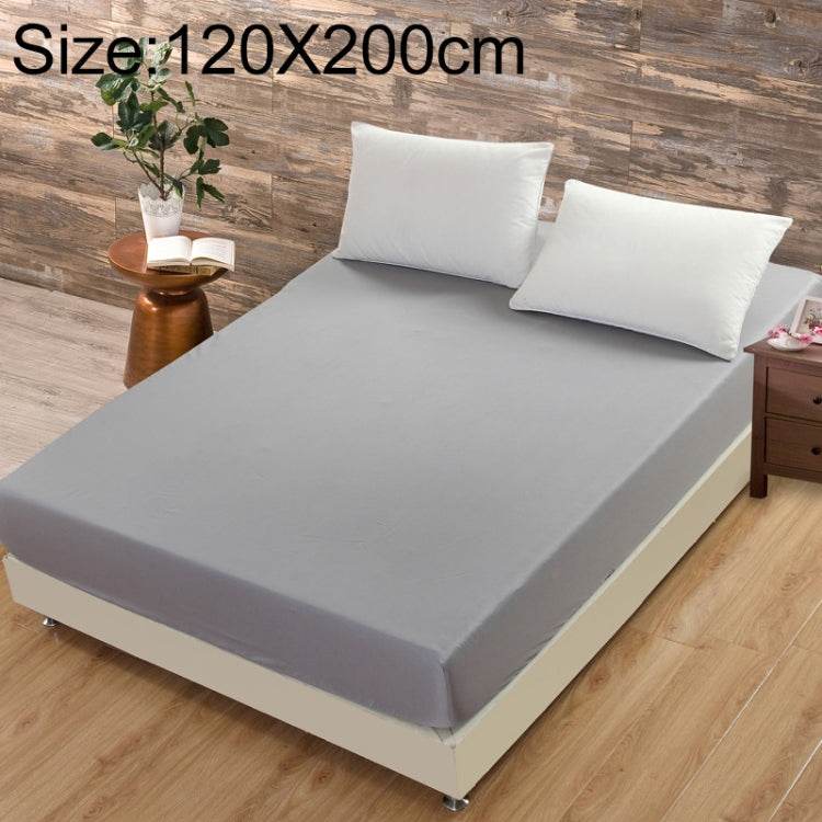 Plain Mattress Protector Bed Mat Mattress Cover Fitted Sheet, 120X200cm, 150X200cm - Syndmart