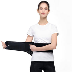 Lumbar Support Waist Protector with Breathable Mesh and Steel Plate Design