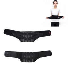 Lumbar Support Waist Protector with Breathable Mesh and Steel Plate Design