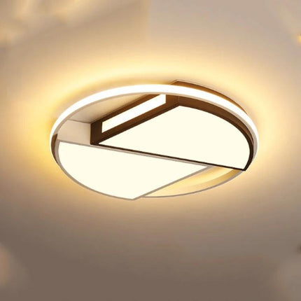 Ceiling Lamp for Daily Bedroom and Study Lighting — modern acrylic round ceiling light providing soft, even illumination for reading and study