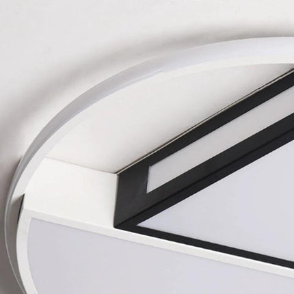 Ceiling Lamp for Daily Bedroom and Study Lighting - modern acrylic circular ceiling light for even, eye-friendly illumination in bedrooms and studies