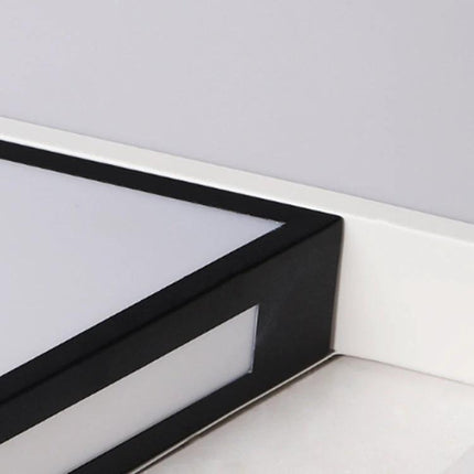 Ceiling Lamp for Daily Bedroom and Study Lighting modern acrylic square ceiling fixture for even reading and work illumination