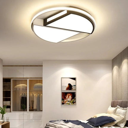 Ceiling Lamp for Daily Bedroom and Study Lighting - modern acrylic round flush mount providing soft even light for reading and relaxing