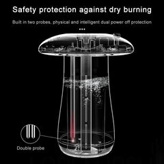 Mushroom Shaped Aromatherapy Humidifier and Night Light with Automatic Alcohol Spray for Sleep Aid