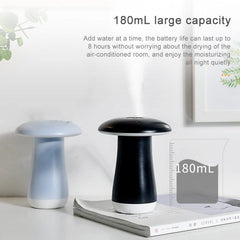 Mushroom Shaped Aromatherapy Humidifier and Night Light with Automatic Alcohol Spray for Sleep Aid