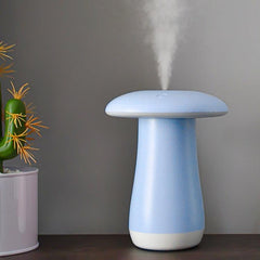 Mushroom Shaped Aromatherapy Humidifier and Night Light with Automatic Alcohol Spray for Sleep Aid