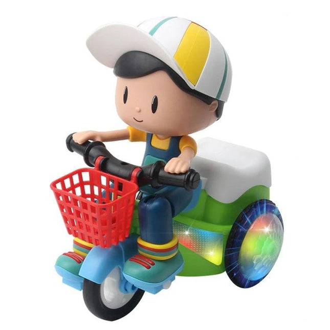 Colorful Toy Car for Kids' Daily Home Playtime Fun - lightweight plastic push car with lights, music and basket for ages 4-6