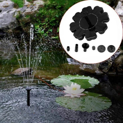 Solar Petal Floating Pond Fountain For Garden Ponds floating solar pond fountain with lily pads and spray no external pump
