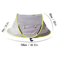 Ultralight Portable Baby Beach Tent with Mosquito Net and UV Protection