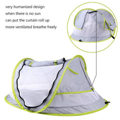 Ultralight Portable Baby Beach Tent with Mosquito Net and UV Protection