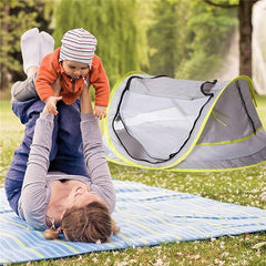 Ultralight Portable Baby Beach Tent with Mosquito Net and UV Protection