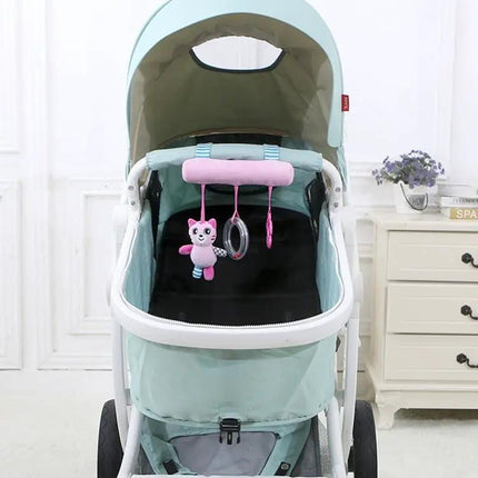 Baby Stroller Cartoon Animal Pendant Rattle for Nursery Use