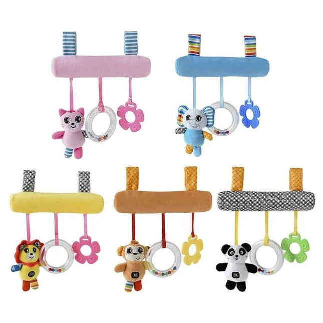 Baby Stroller Cartoon Animal Pendant Rattle for Nursery Use | Syndmart