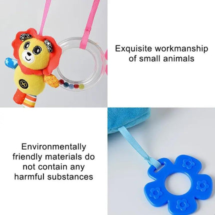 Baby Stroller Cartoon Animal Pendant Rattle for Nursery Use | Syndmart