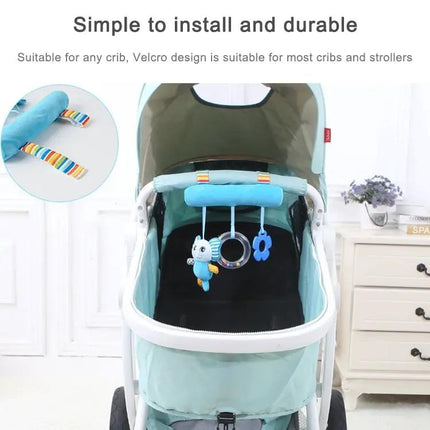 Baby Stroller Cartoon Animal Pendant Rattle for Nursery Use | Syndmart