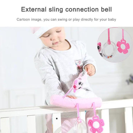 Baby Stroller Cartoon Animal Pendant Rattle for Nursery Use | Syndmart