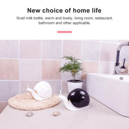 Snail Shaped Bottle for Daily Hygiene and Travel Essentials - 120ml cute snail dispenser for shampoo, lotion and spill-free travel