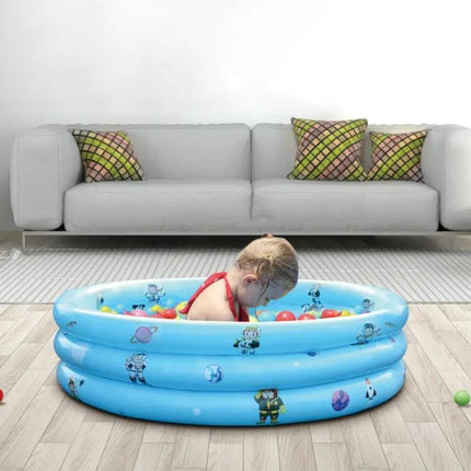 Children's Round Inflatable Baby Pool 90x30cm Portable
