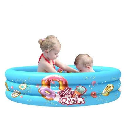 Children's Round Inflatable Baby Pool 90x30cm Portable