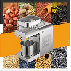 Automatic Stainless Steel Oil Extractor Machine for Home and Commercial Use – Peanut, Coconut, and Sesame Seed Oil Press