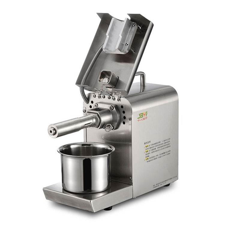 Seed Oil Press Extrator Stainless Steel Commercial Home Automatic Peanut Coconut Sesame Oil Press Machine, Oil Press Extrator - Syndmart