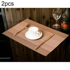 Stylish Silicone Table Mat Set for Drinks – Modern Rectangular Design, 45x30cm Coffee