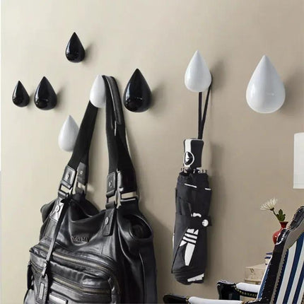Water Droplets Resin Wall Hooks Big Size For Coats