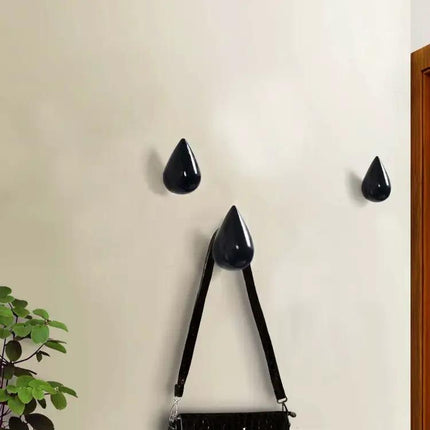 Water Droplets Resin Wall Hooks Big Size For Coats
