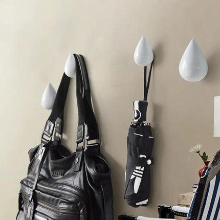 Water Droplets Resin Wall Hooks Big Size For Coats