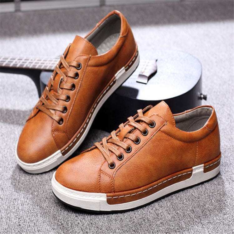 Baroque Shoes Casual PU Leather Sports Shoes for Men, 46, 47, 48