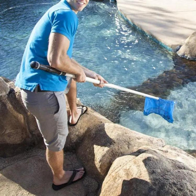 Deep Water Pool Leaf Skimmer Net With Reinforced Frame
