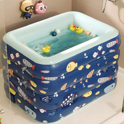 Inflatable Square Backyard Kids Wading Pool 1.8m For Family