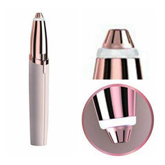 Electric Eyebrow Hair Remover & Multifunctional Lipstick Trimmer with Built-in Light