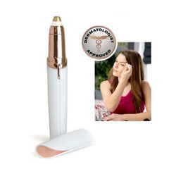 Electric Eyebrow Hair Remover & Multifunctional Lipstick Trimmer with Built-in Light