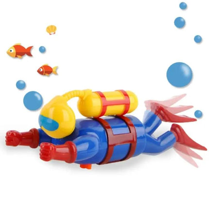 Clockwork Swimming Bath Toy For Children Plastic 19cm | Syndmart