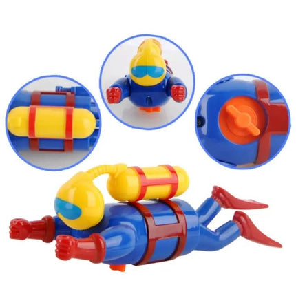 Clockwork Swimming Bath Toy For Children Plastic 19cm | Syndmart