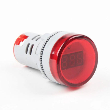 Mini Digital AC Voltage Indicator for Electrical Systems compact red LED display voltage tester for industrial and telecom equipment