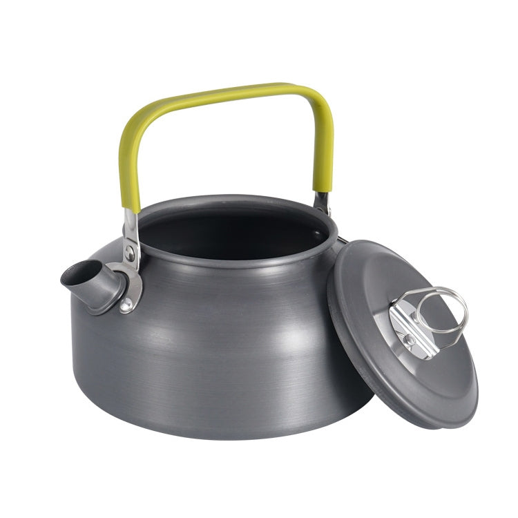 0.8L Portable Outdoor Mountaineering Picnic Aluminum Teapot Kettle Coffee Pot, 0.8L