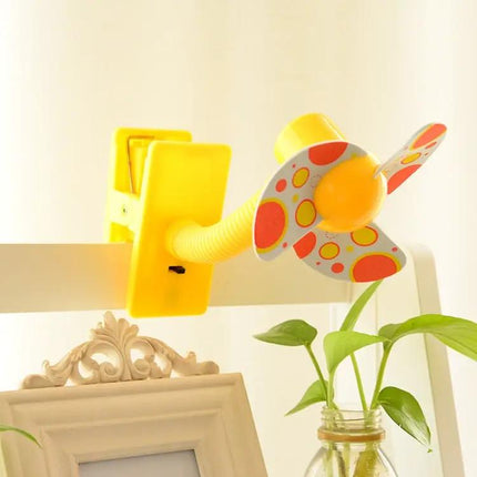 Mini Clip On Fan With USB For Stroller And Desk Use