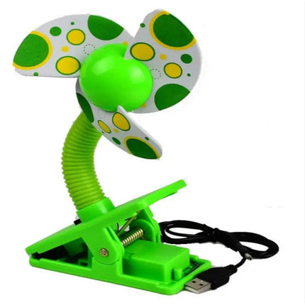 Mini Clip On Fan With USB For Stroller And Desk Use