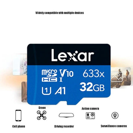 Lexar 32GB High-Speed Micro SD Card for Mobile Devices - 32GB microSD for phones, tablets, drones, action cams and surveillance