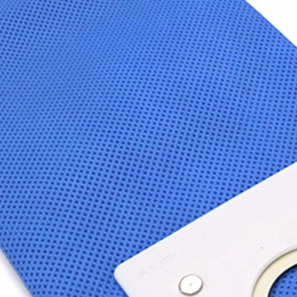 Replacement Dust Bag for Samsung Vacuum Cleaners in Blue Cloth - close-up of blue cloth texture and white collar for DJ69-00420B
