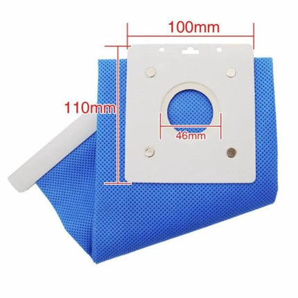Replacement Dust Bag for Samsung Vacuum Cleaners in Blue Cloth - DJ69-00420B compatible blue cloth dust bag with 46mm opening