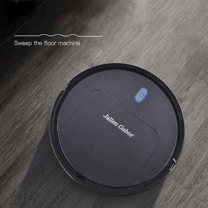 Ultra-Thin Automatic Sweeping Robot for Daily Home Cleaning – slim robot vacuum on hardwood floor sliding under furniture