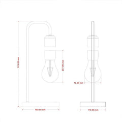 Magnetic Floating LED Bulb Lamp - 16W Home Table Decoration with Levitation Technology